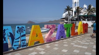 Visitando el MALECON mas GRANDE del MUNDO MAZATLAN [upl. by Eibot]