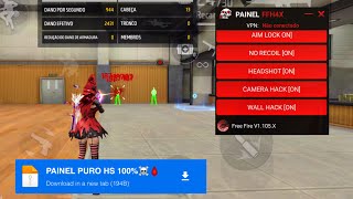 PAINEL AIMBOT👻XIT EXTERNAL PURO IPHONEANDROID HEADTRICK 100 HS✅☠️ipa antban regedit mobile gratis [upl. by Naoma946]