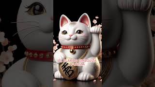 Manekineko el Gato de la Suerte Japonés [upl. by Yenittirb]