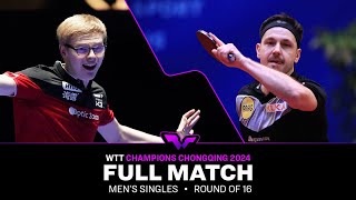 FULL MATCH  Felix Lebrun vs Timo Boll  MS R16  WTTChongqing 2024 [upl. by Anaoj985]