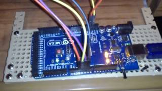 Controlando 4 servomotores con arduino mega 2560 [upl. by Monti]