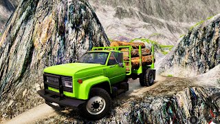 Do or Die for the Pickup Truck  Leap of Death Map  BeamNGdrive Gamepad Gameplay [upl. by Zusman]