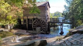 ASMR Gristmill Waterfall Wind Rustling Leaves [upl. by Stephenie]