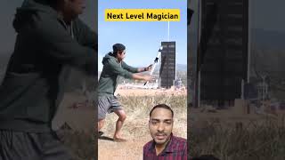 Next level magician  magic shorts funny trending funny viralvideo magic video [upl. by Kcinemod403]