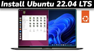 How to Dual Boot Ubuntu 2204 LTS and Windows 11  2022 [upl. by Healy]