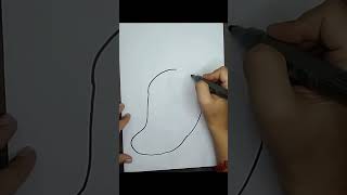 How yo draw a mango  mango drawing for beginners mango mangodrawing drawmango [upl. by Purity]