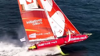 Find out what it feels like on an Imoca 60 fired at 30 knots😘😎⛵️ [upl. by Leima682]