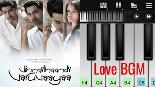 VinnaiThaandi Varuvaayaa Theme  Love BGM  Easy Piano Tutorial  Perfect Piano [upl. by Evaleen]