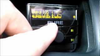 Pure Highway 300Di incar DAB adaptor review [upl. by Briant]