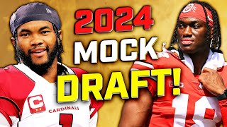 WAY TOO EARLY 2024 NFL Mock Draft  Dynasty Fantasy Football [upl. by Seymour809]