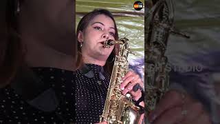 Romantic Saxophone Music  O Hansini Meri Hansini  Saxophone Queen Lipika  Bikash Studio [upl. by Reffinej]