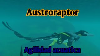 Austroraptor agilidad acuatica Prehistoria Dinosaur Survival Roblox [upl. by Rance299]