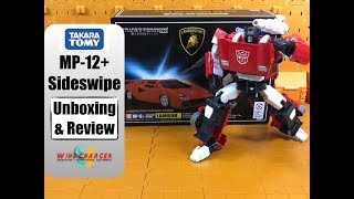 Transformers Masterpiece Review Takara Tomy MP 12 Anime Sideswipe  Lambor [upl. by Aisya100]