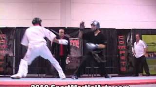 Raymond Daniels v Mike Pombeiro  Mens sparring grands  2010 Compete Nationals [upl. by Anirehtac]