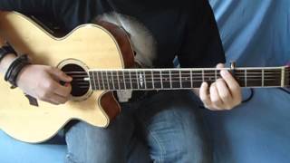 Air  Playground Love Fingerpicking Guitar Cover Tab  Lesson [upl. by Lugo]