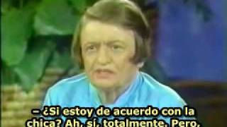 Ayn Rand 45 entrevistada por Phil Donahue [upl. by At605]