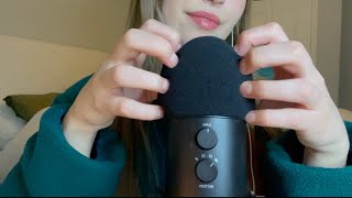 💥ASMR deep intense amp very aggressive mic scratching with foam cover for 35 minutes💥 CV [upl. by Falkner]