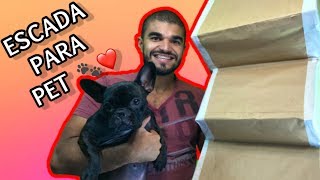 ESCADA PARA OS PETS SUBIREM NA CAMA 🐾❤️🐶  Zé Lucão [upl. by Vine]