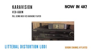 Karavision VCD668M Full Demo  VCD Karaoke Player [upl. by Latsyrhk]