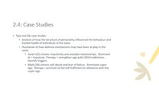 Psychodynamic Counselling  Introduction in 5 sessions  2 The Structure of Personality [upl. by Llehcar]