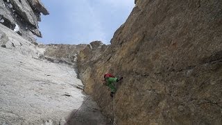 Aiguille du Fou Face Sud Voie Américaine Chamonix MontBlanc montagne alpinisme escalade [upl. by Eanat966]