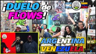 🔴COLOMBIANOS REACCIONAN a ARGENTINA vs VENEZUELA  DUELO de FLOWS GOD LEVEL PAISES 2019 [upl. by Undine]