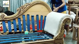 how to make louncher sofa frame 3 seater sofa making  How To make Dewan sofa set launcher sofa [upl. by Ojytteb]