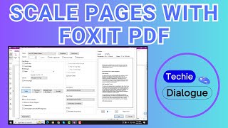 How to Scale Pages With Foxit PDF [upl. by Otsugua]