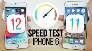 iPhone 6 iOS 12 vs 11 Performance Stability which is faster [upl. by Rahab]