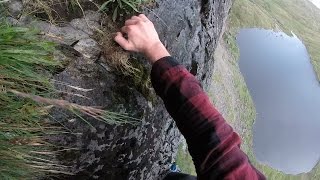 Crescent Climb Pavey Ark POV Freesolo [upl. by Laveen]