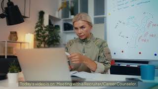 4 Meet Your Military Recruiter What to Expect [upl. by Island]