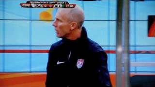 Dempsey Disallowed Goal vs Algeria  2010 World Cup [upl. by Ailes]