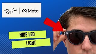 Ray Ban Meta Cover LED Light While Filming [upl. by Jala]