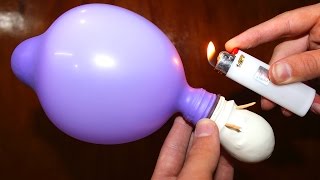 5 AMAZING EXPERIMENTS WITH BALLOON [upl. by Roslyn140]