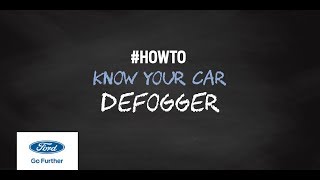 Know Your Car  Defogger [upl. by Yadnus]