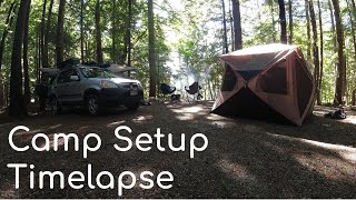 Camp Setup Timelapse [upl. by Ailen]