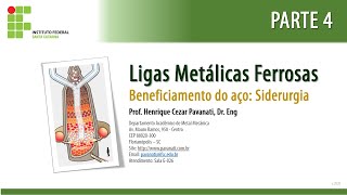 Aula Introdução à Siderurgia  Parte 4 [upl. by Stockwell]