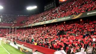 HIMNO COMPLETO SEVILLA  BASILEA OCTAVOS EUROPA LEAGUE [upl. by Leaffar]