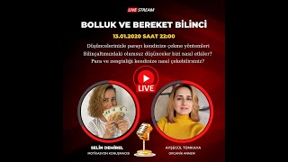 BOLLUK VE BEREKET BİLİNCİ  PARA VE ZENGİNLİĞİ KENDİMİZE NASIL ÇEKERİZ  SELİN DEMİREL CANLI YAYINI [upl. by Eliga]