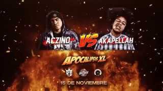 Apocalipsis XL Aczino VS Akapellah  LXL16 quotLinea Dieciséisquot Vídeo Oficial [upl. by Kelton]