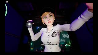 FNAF Security Breach Part 9  Steam Deck  Vanessa and Chicas Green Room [upl. by Alleuqram]