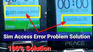 Sim Access error Problem  Chin Mobile sim access error Solution  SimAccessError Sim error Problem [upl. by Asli]