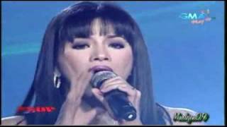 WHITNEY HOUSTON Medley  Regine Velasquez at her Worst Voice HD [upl. by Aztilay]