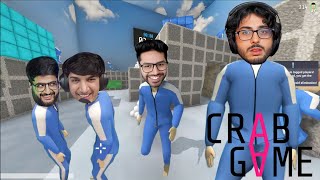 CRAB GAME FUNNY GAMEPLAY CarryMinati Playing CRAB GAME Crazy Gameplay with GANG [upl. by Wil]