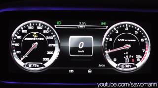 2014 MercedesBenz S 63 AMG 4MATIC 585 HP 0100 kmh 0100 mph amp 0200 kmh Acceleration GPS [upl. by Denis980]