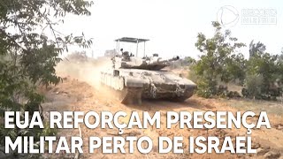 EUA reforçam presença militar perto de Israel [upl. by Annerol616]