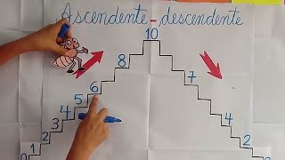 NÚMEROS ASCENDENTE Y DESCENDENTE  PRIMER GRADO  CLASES VIRTUALES 2024 [upl. by Don]