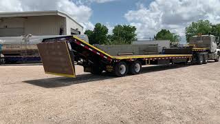 2012 LEDWELL HYDRAULIC TAIL EQUIPMENT TRAILER For Sale [upl. by Neetsuj]