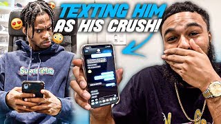 PRANKING MY BESTFRIEND AS IF I WAS HIS CRUSH MUST WATCH [upl. by Klehm50]