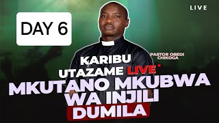 🔴LIVE MKUTANO MKUBWA WA INJILI DUMILA KILOSA MNENAJI PASTOR OBED CHIKOGA SIKU YA 6 [upl. by Netsyrk]